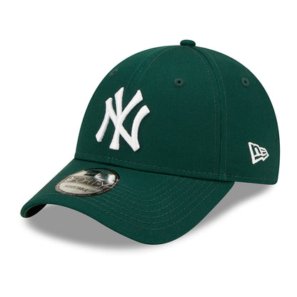 Casquette 9FORTY New York Yankees MLB League Essential vert foncé-blanc NEW ERA