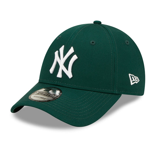 Casquette 9FORTY New York Yankees MLB League Essential vert foncé-blanc NEW ERA