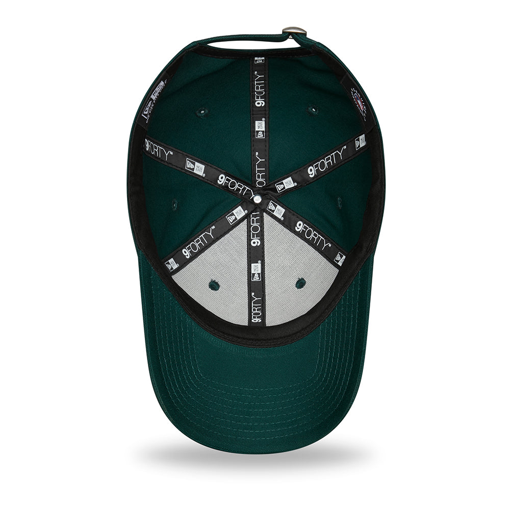 Casquette 9FORTY New York Yankees MLB League Essential vert foncé-blanc NEW ERA