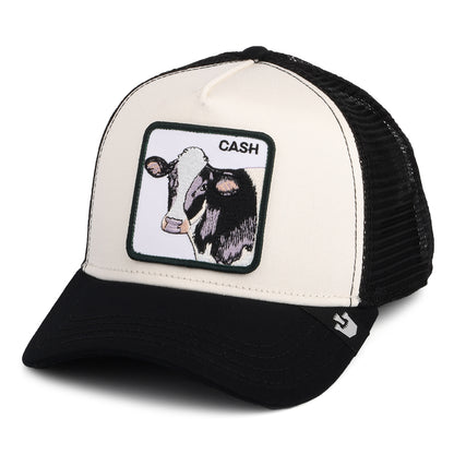 Casquette Trucker Cash Cow blanc-noir GOORIN