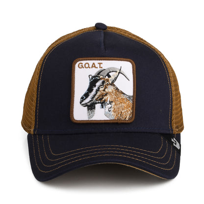 Casquette Trucker Goat bleu marine GOORIN