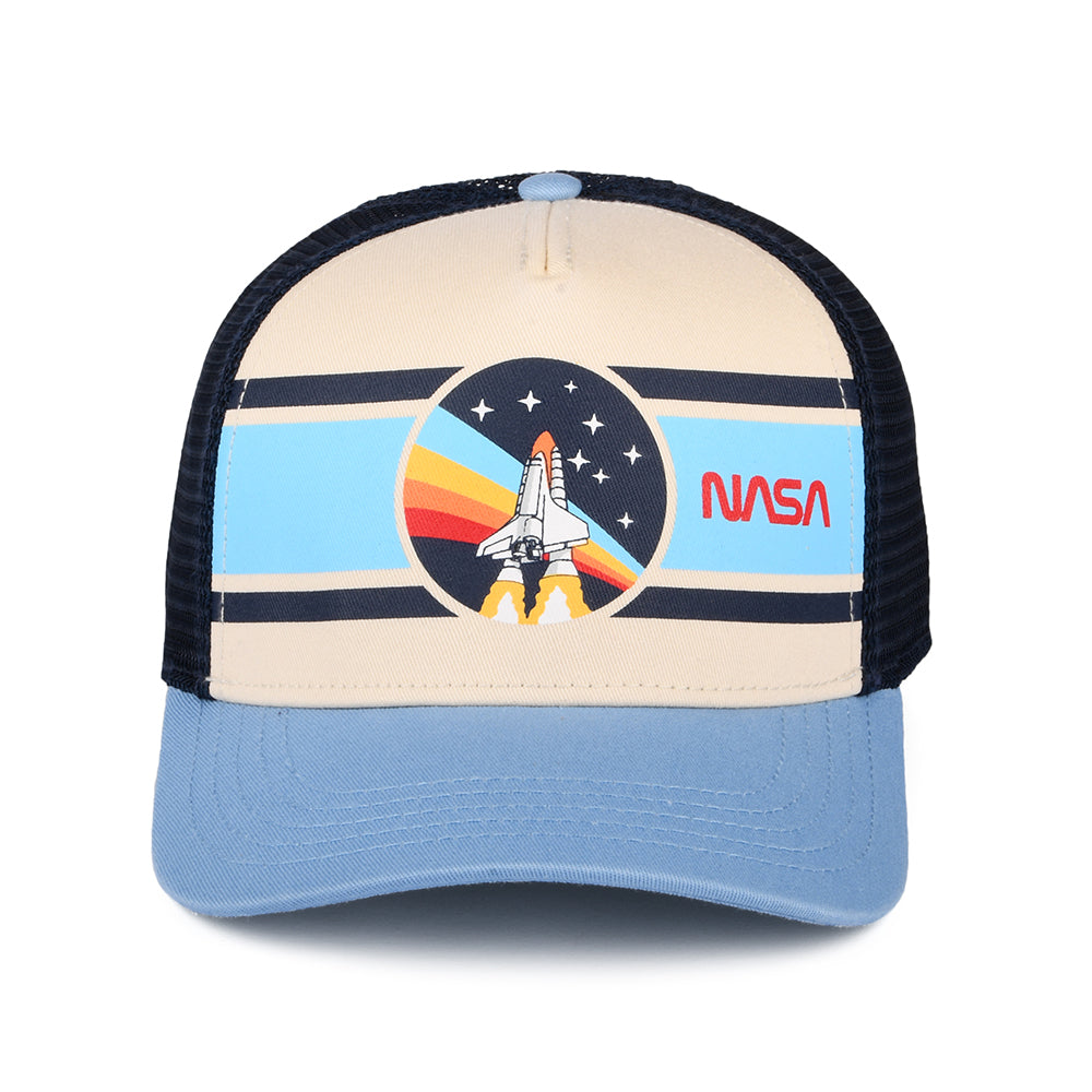 Casquette Trucker Sinclair ivoire-bleu marine-bleu clair NASA