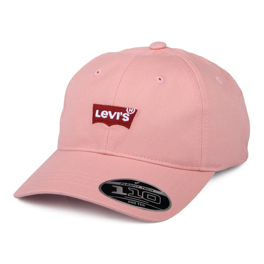 Casquette Femme Flexfit avec Étiquette Vierge Mid Batwing rose LEVI'S