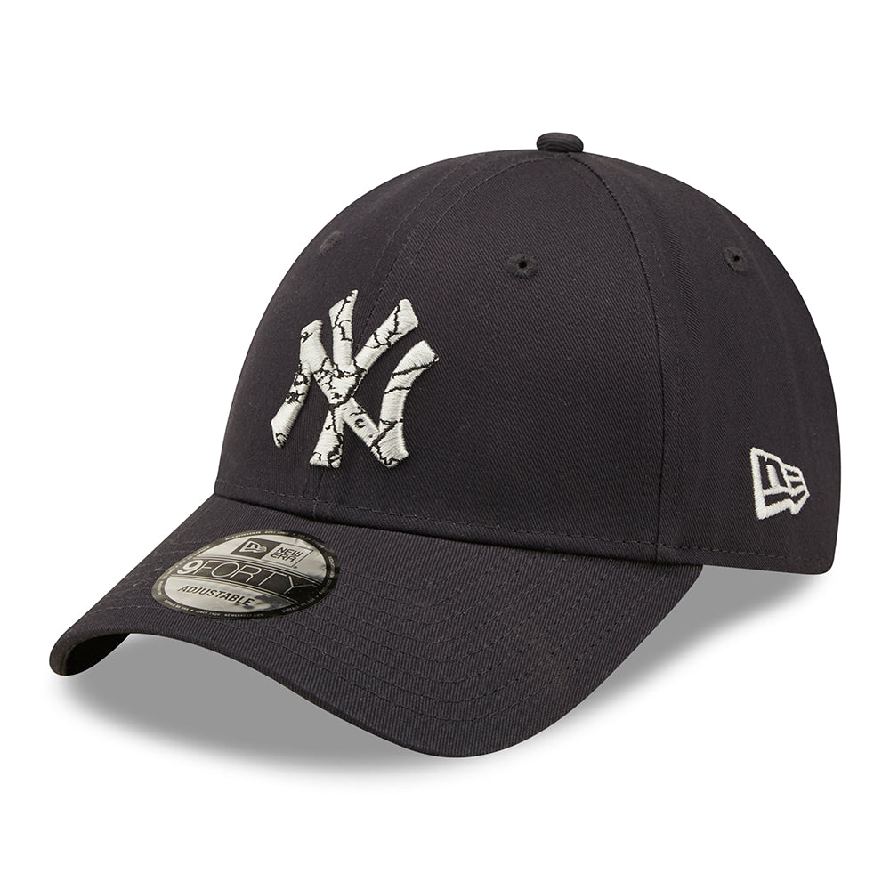 Casquette 9FORTY MLB Marble Infill New York Yankees bleu marine NEW ERA