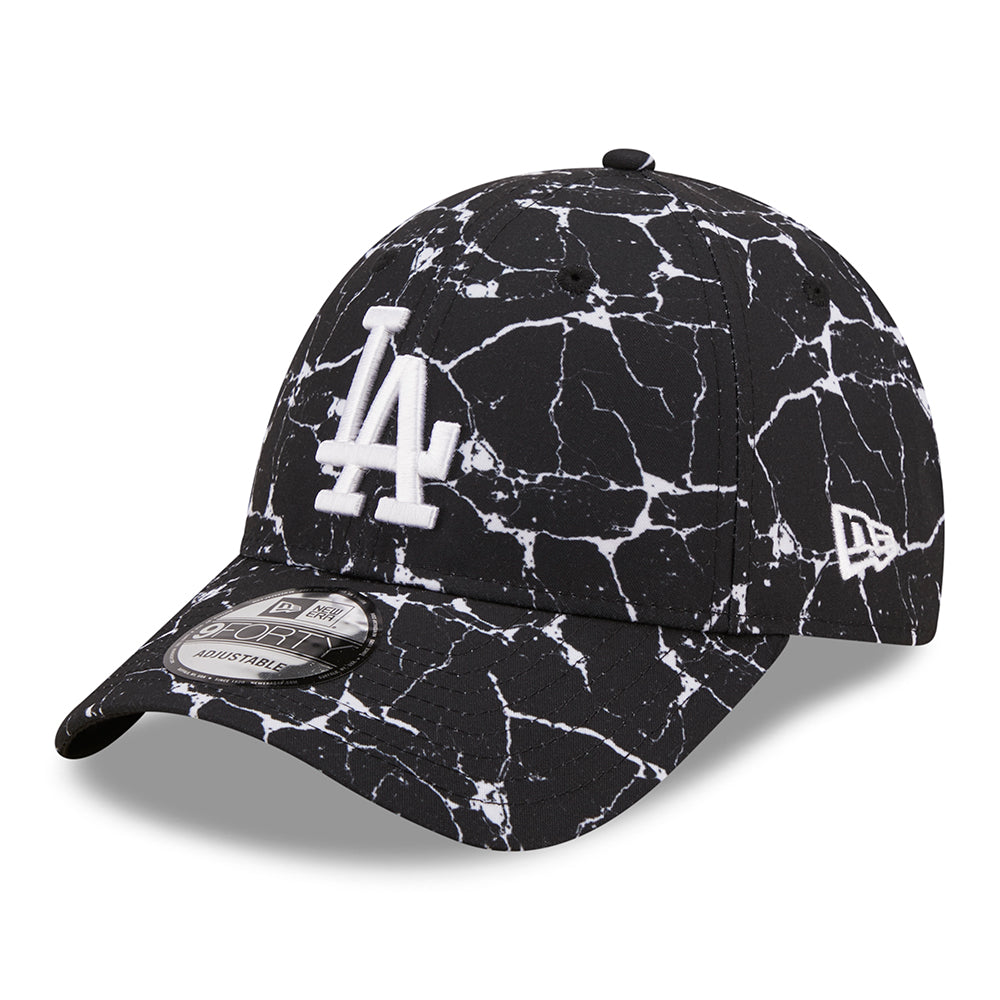 Casquette 9FORTY MLB Marble L.A. Dodgers noir NEW ERA