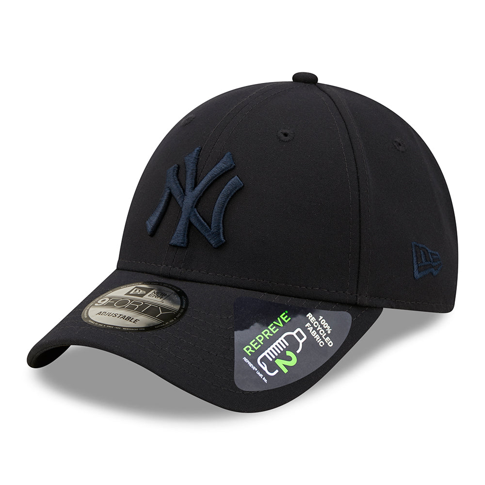 Casquette Snapback 9FORTY MLB Tonal Repreve New York Yankees bleu marine NEW ERA