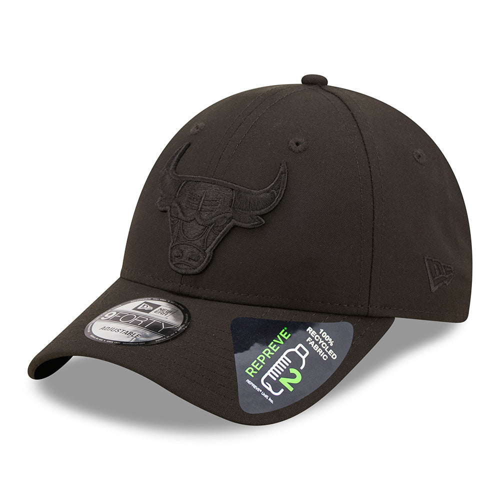 Casquette Snapback 9FORTY NBA Tonal Repreve Chicago Bulls noir NEW ERA