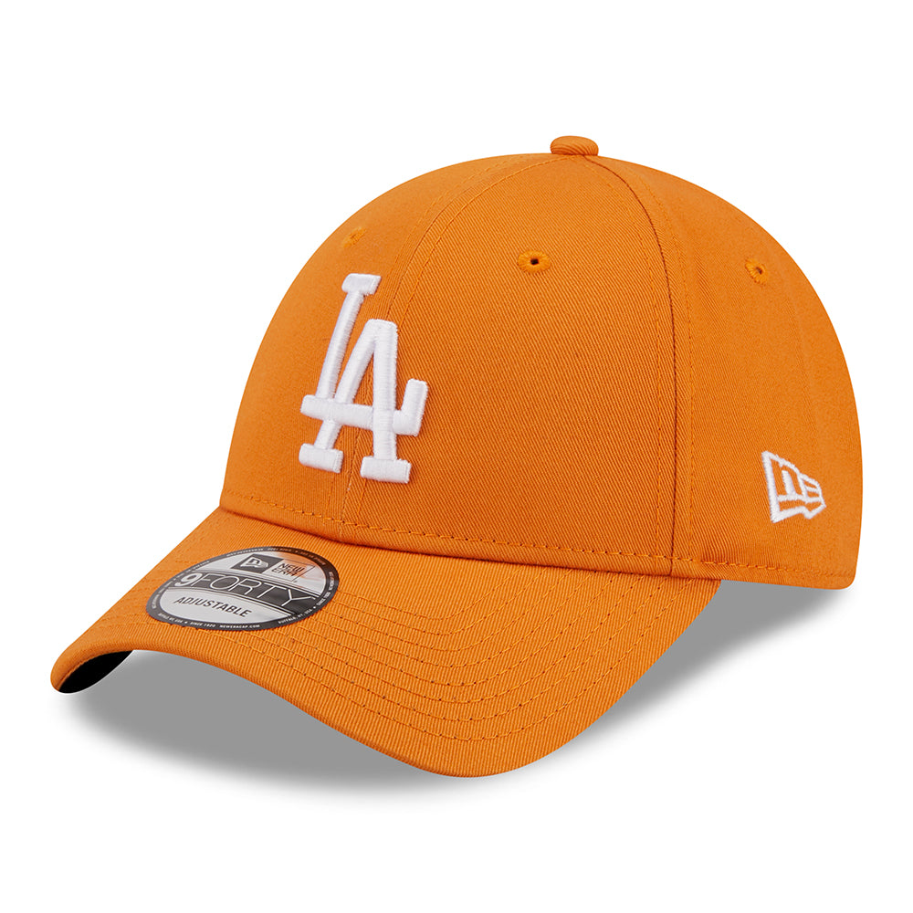 Casquette 9FORTY MLB League Essential L.A. Dodgers orange-blanc NEW ERA
