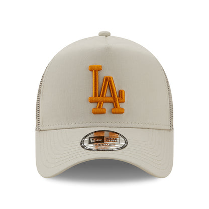 Casquette Trucker 9FORTY MLB League Essential A-Frame L.A. Dodgers pierre-orange NEW ERA