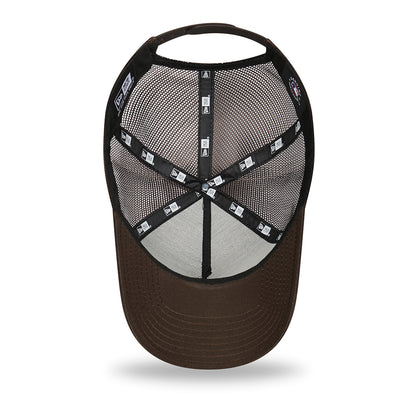 Casquette Trucker A-Frame 9FORTY MLB League Essential New York Yankees marron foncé-blanc NEW ERA