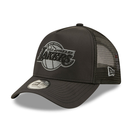 Casquette Trucker A-Frame 9FORTY NBA Tonal Black L.A. Lakers noir NEW ERA