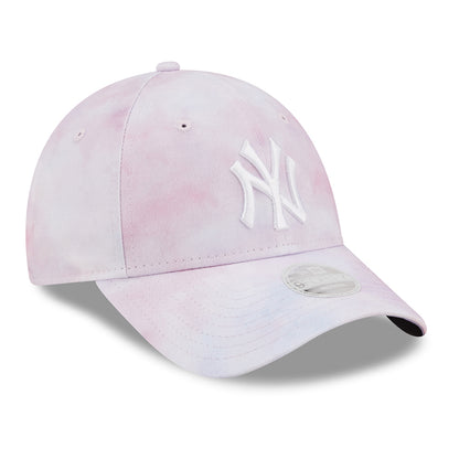 Casquette Femme 9FORTY MLB Pastel Tie Dye New York Yankees lavande-blanc NEW ERA