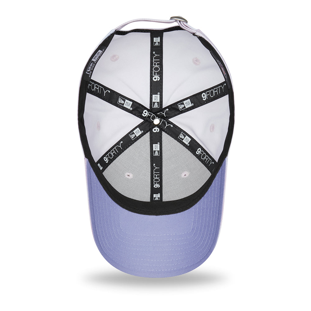 Casquette Femme 9FORTY MLB Pastel Tie Dye New York Yankees lavande-blanc NEW ERA