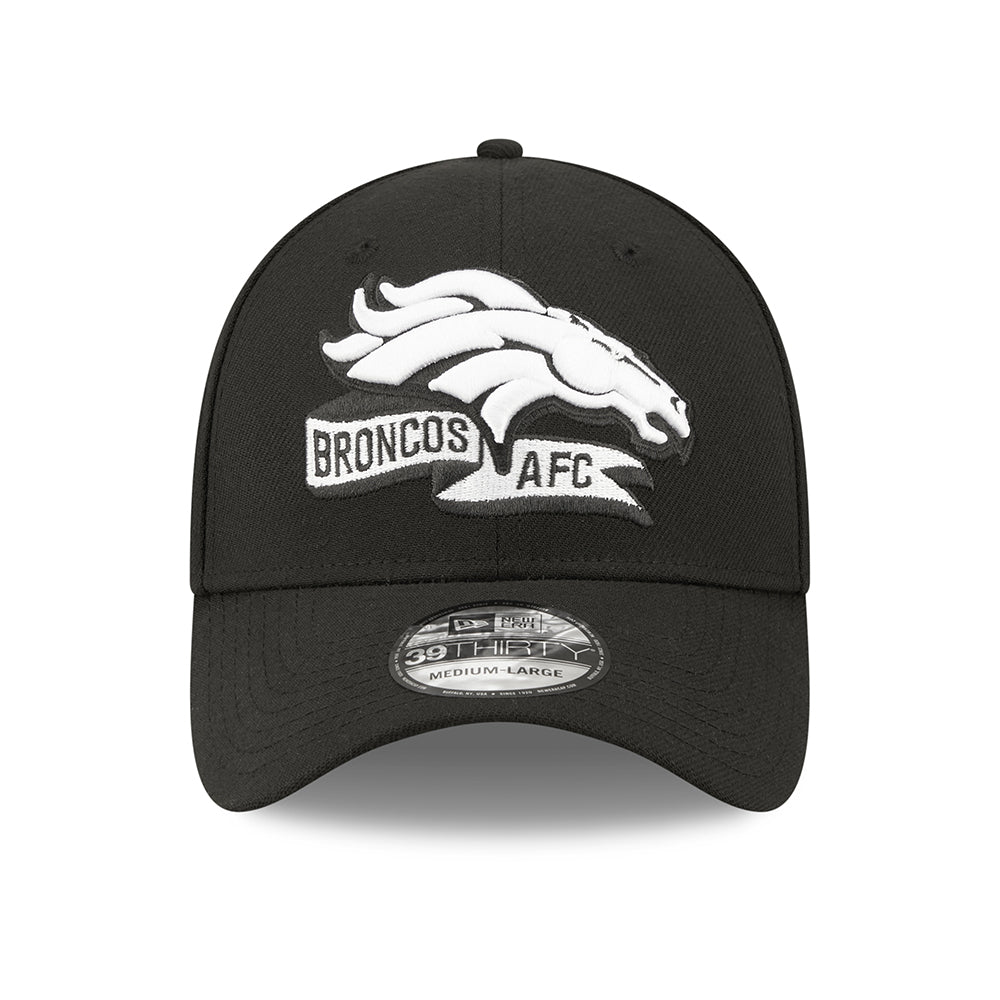 Casquette 39THIRTY NFL Sideline Denver Broncos noir-blanc NEW ERA