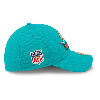 Casquette 39THIRTY NFL Sideline On Field Miami Dolphins bleu sarcelle NEW ERA