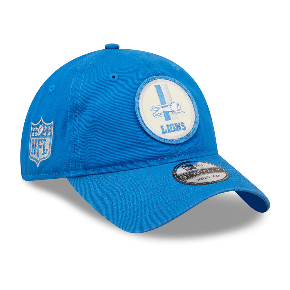 Casquette 9TWENTY NFL Sideline Historic Detroit Lions bleu NEW ERA