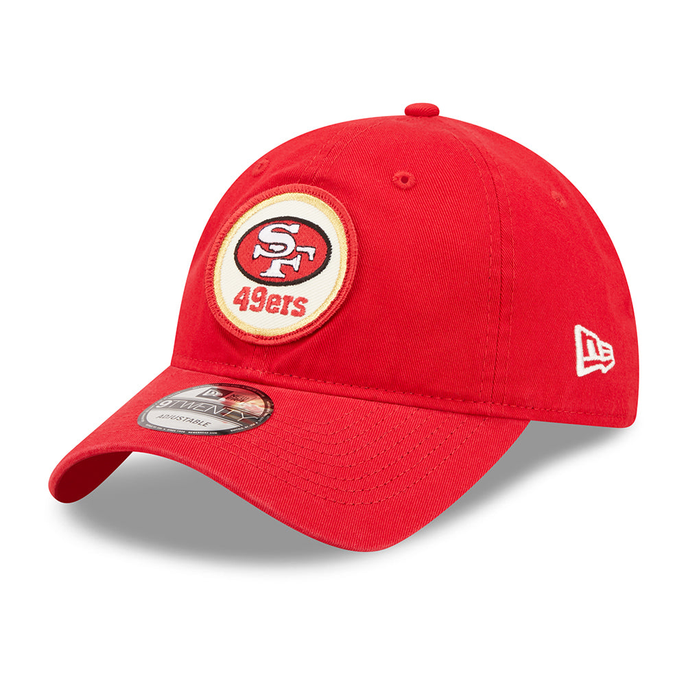 Casquette 9TWENTY NFL Sideline Historic San Francisco 49ers rouge NEW ERA