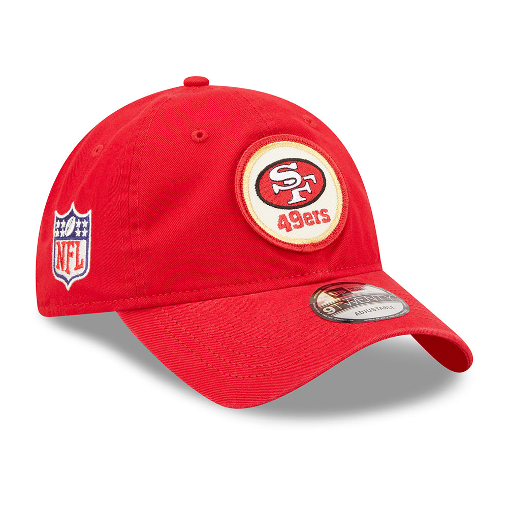 Casquette 9TWENTY NFL Sideline Historic San Francisco 49ers rouge NEW ERA
