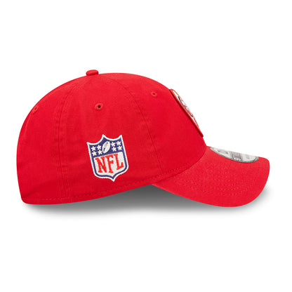 Casquette 9TWENTY NFL Sideline Historic San Francisco 49ers rouge NEW ERA