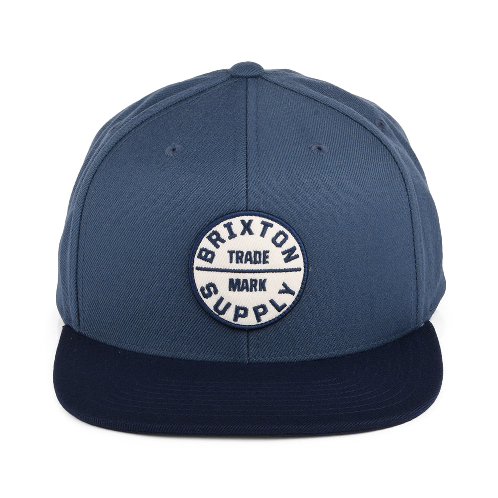 Casquette Snapback Oath III bleu marine délavé-bleu sarcelle BRIXTON