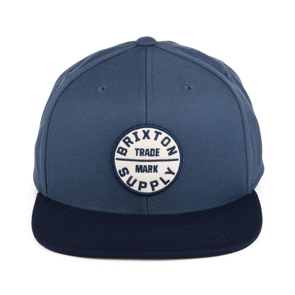 Casquette Snapback Oath III bleu marine délavé-bleu sarcelle BRIXTON