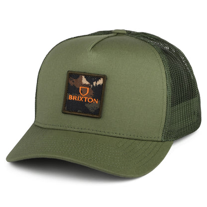 Casquette Trucker Alpha Block NetPlus MP olive BRIXTON