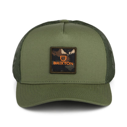 Casquette Trucker Alpha Block NetPlus MP olive BRIXTON