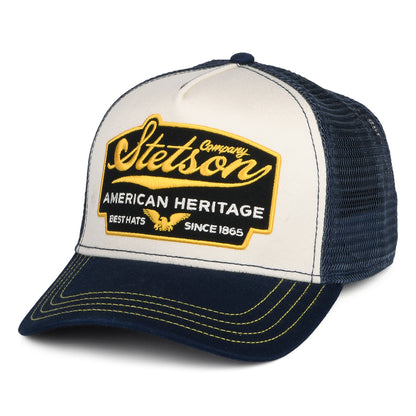 Casquette Trucker American Heritage bleu marine STETSON