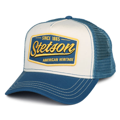 Casquette Trucker Vintage bleu STETSON