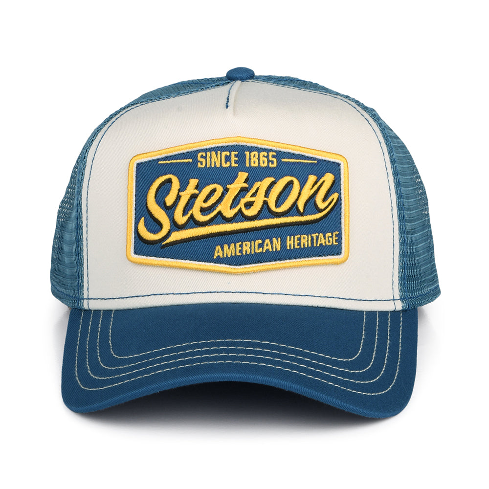 Casquette Trucker Vintage bleu STETSON
