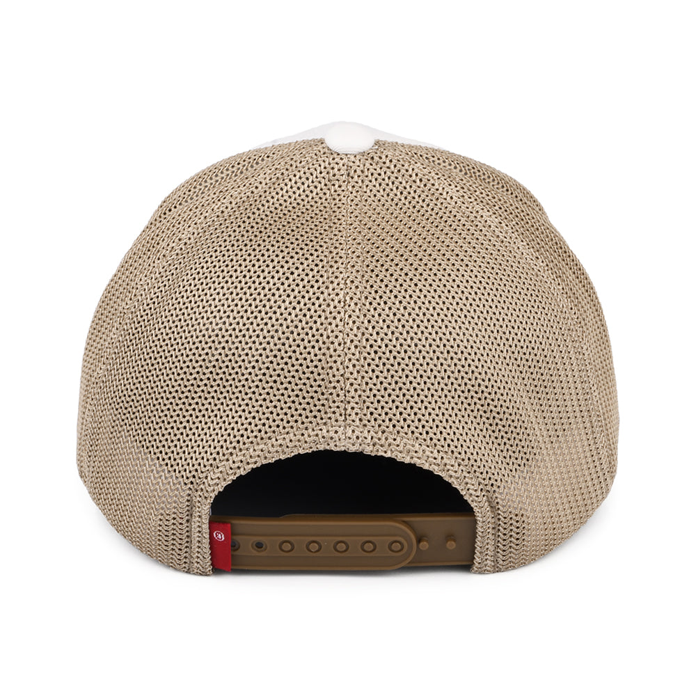 Casquette Trucker Flexfit avec Étiquette Vierge Graphic marron-blanc LEVI'S
