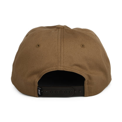 Casquette Snapback Non Structurée Box Logo marron HUF