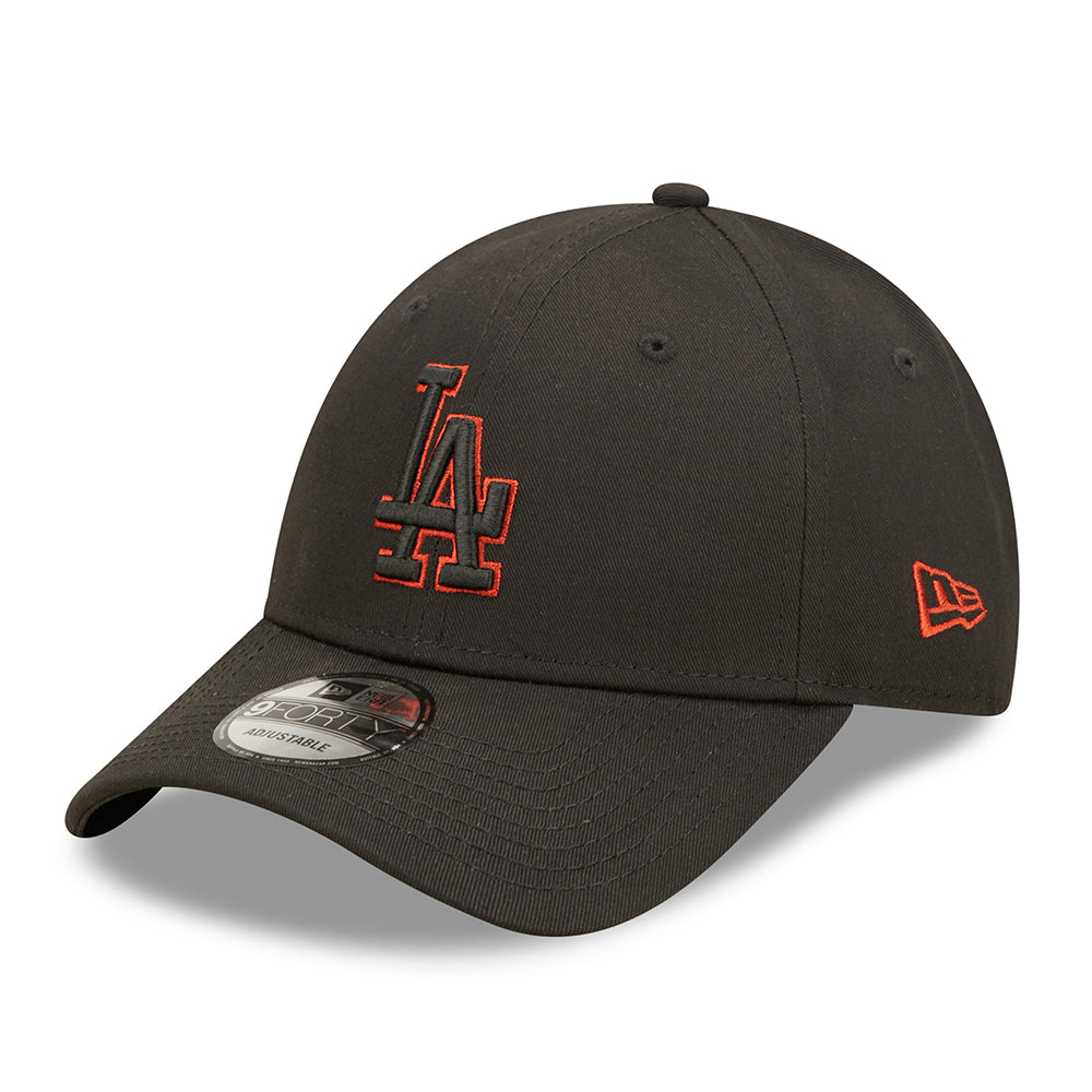 Casquette 9FORTY MLB Team Outline L.A. Dodgers noir-rouge NEW ERA