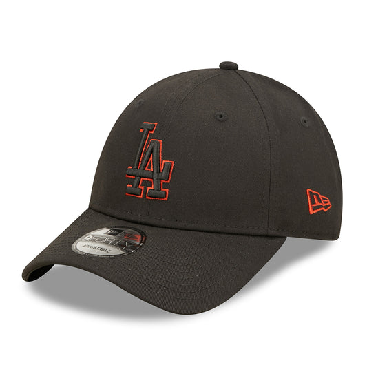 Casquette 9FORTY MLB Team Outline L.A. Dodgers noir-rouge NEW ERA