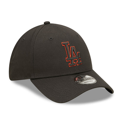 Casquette 9FORTY MLB Team Outline L.A. Dodgers noir-rouge NEW ERA