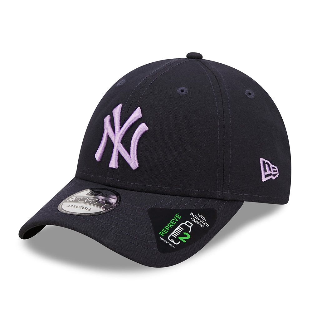 Casquette 9FORTY MLB Repreve New York Yankees bleu marine-violet NEW ERA