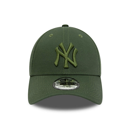 Casquette 39THIRTY MLB League Essential New York Yankees olive sur olive NEW ERA