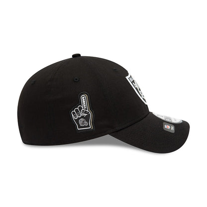 Casquette 9FORTY NFL Team Side Patch Las Vegas Raiders noir NEW ERA