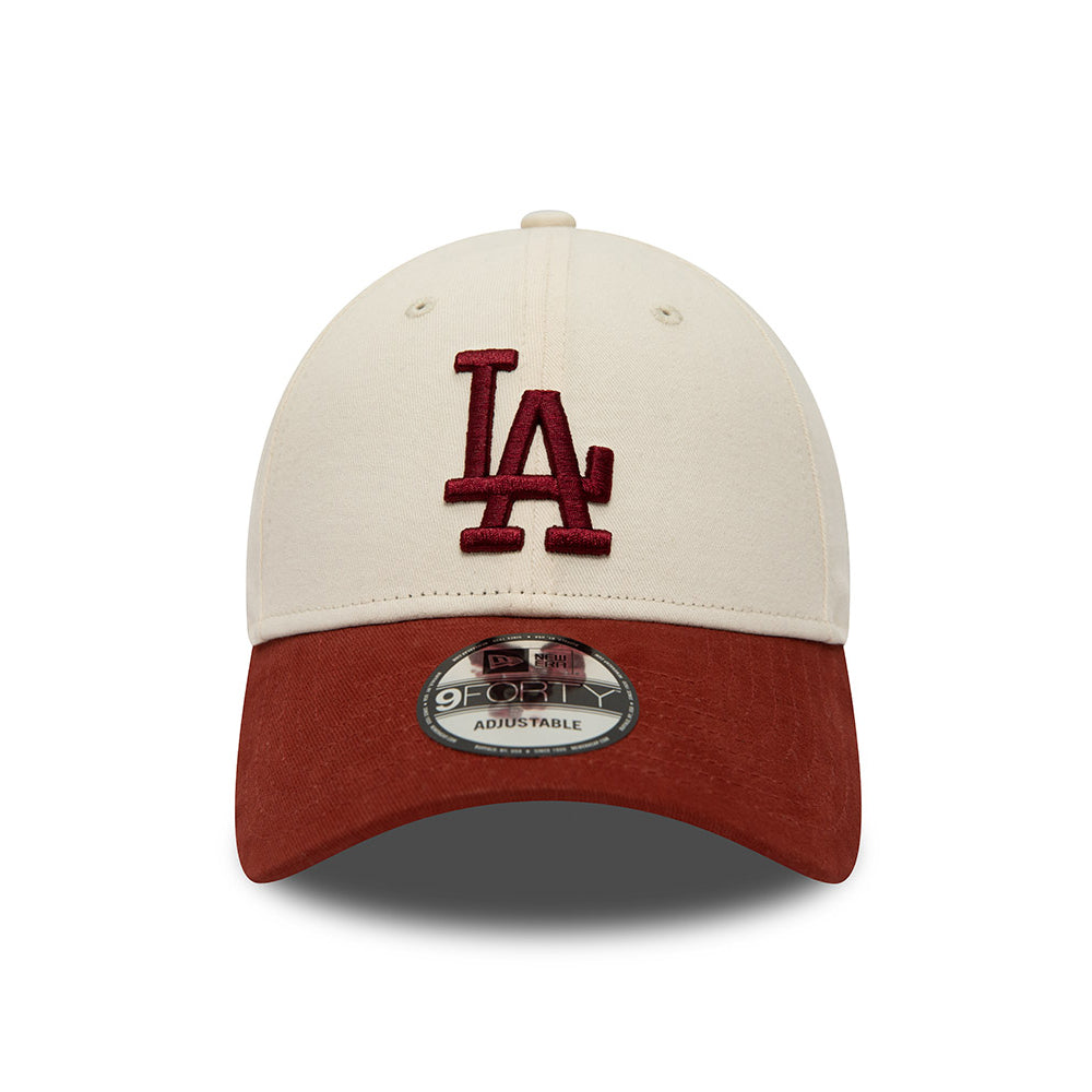 Casquette 9FORTY MLB L.A. Dodgers crème-cardinal NEW ERA