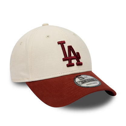Casquette 9FORTY MLB L.A. Dodgers crème-cardinal NEW ERA