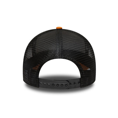 Casquette Trucker A-Frame 9FORTY License Plate Santa Monica toffee-noir NEW ERA