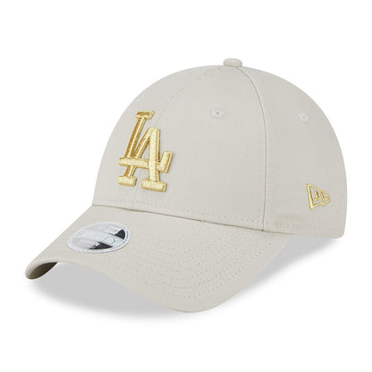 Casquette Femme 9FORTY MLB Metallic Logo L.A. Dodgers pierre-doré NEW ERA