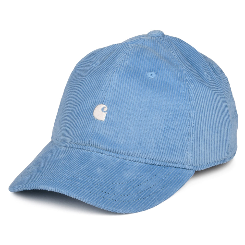Casquette en Velours Côtelé Harlem bleu ciel CARHARTT WIP