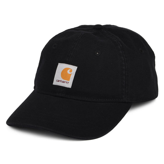 Casquette Snapback en Toile de Coton Délavée Dunes noir CARHARTT WIP