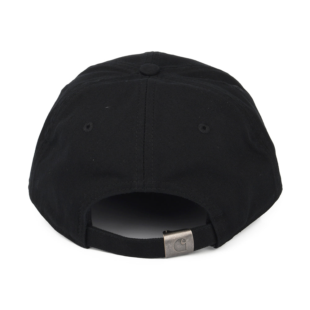Casquette en Coton Sergé Delray noir CARHARTT WIP