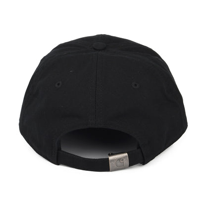Casquette en Coton Sergé Delray noir CARHARTT WIP