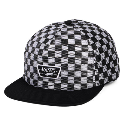 Casquette Trucker en Maille à Carreaux Full Patch noir-blanc VANS