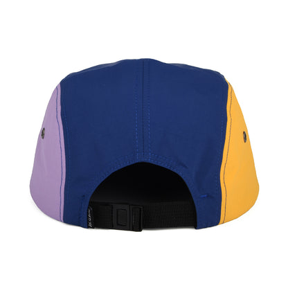 Casquette 5 Panel en Nylon Ripstop bleu marine-crème-violet THE QUIET LIFE