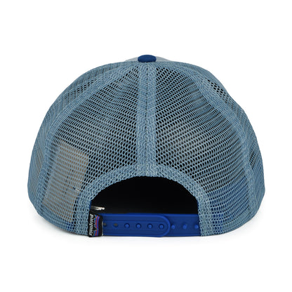 Casquette Trucker en Coton Bio LoPro P-6 Logo bleu clair-bleu PATAGONIA