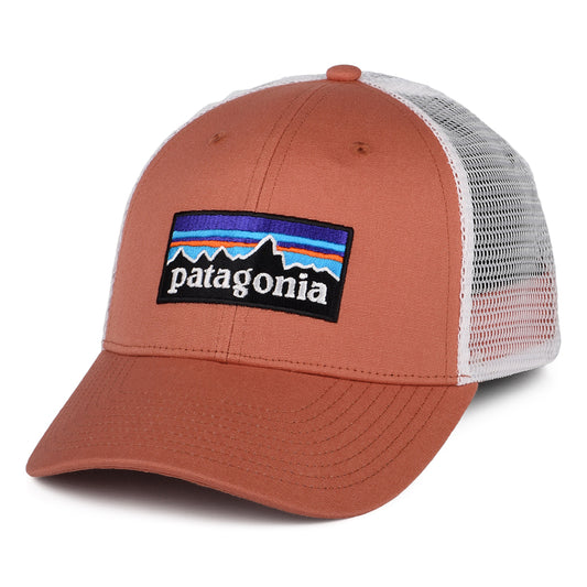 Casquette Trucker en Coton Bio LoPro P-6 Logo corail PATAGONIA